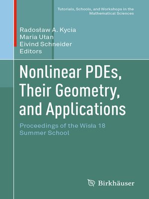 cover image of Nonlinear PDEs, Their Geometry, and Applications